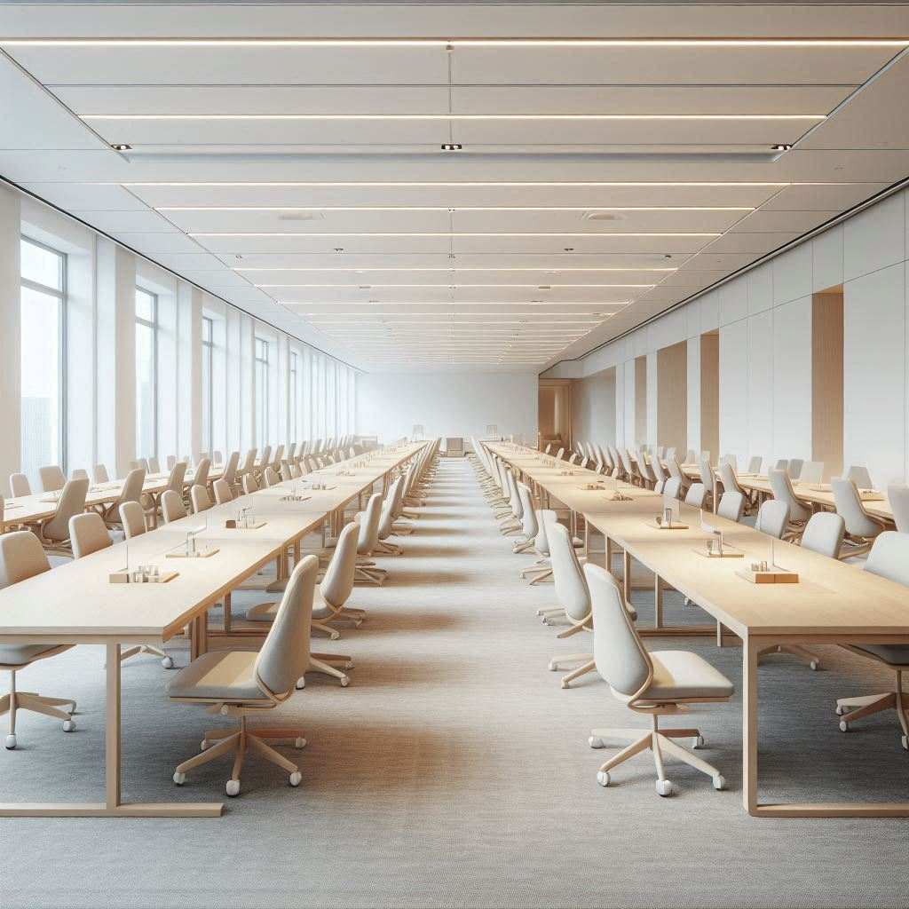 金融服务公司写字楼办公办公区环保材料面对前台人员交接班应按什么顺序处理